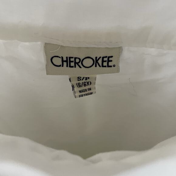 Cherokee Girls Sun Dresses Size 6/6X Lemons Floral Cotton - Picture 15 of 16